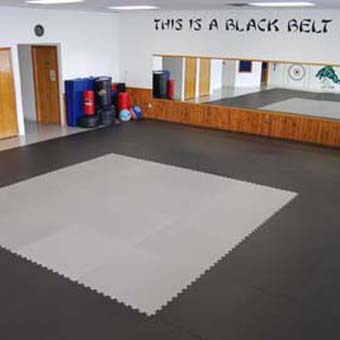 Karate Mats Premium Black Belt School