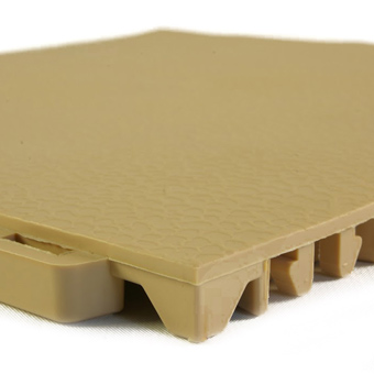 Aergo Modular Floor Tile Tan Corner