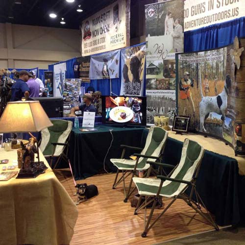 Foam tiles wood grain tradeshow