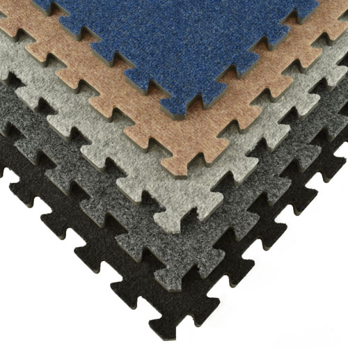 Carpet tile stack